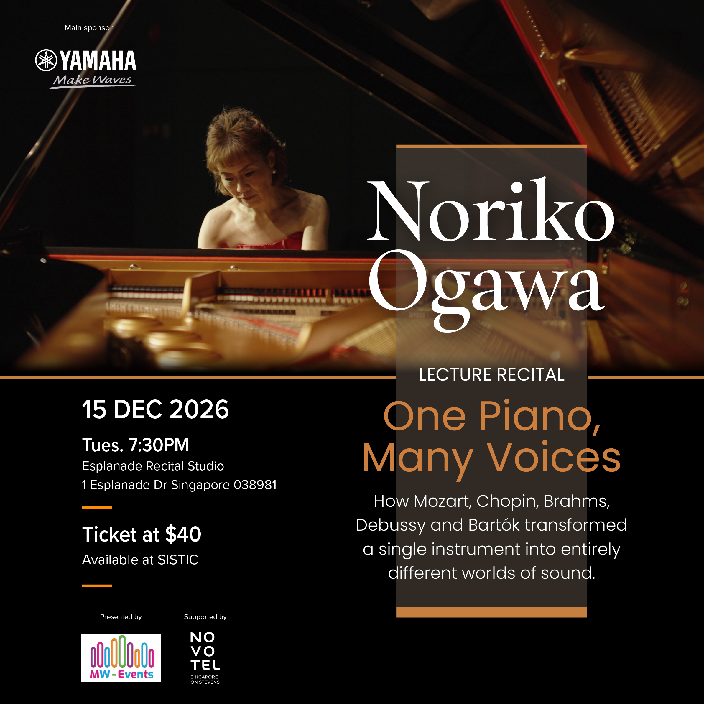 洋楽 Kaeef Ruzadun Creative Arts Ensemble 12 One Piano, Many Voices, presented by Noriko Ogawa