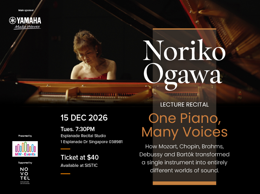 One Piano, Many Voices, presented by Noriko Ogawa